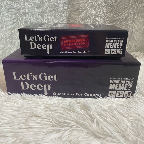 Let's Get Deep Adult Party Game & Let’s Get Deep After Dark Expansion Bundle - Picture 3 of 3